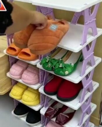 6 LAYER FOLDING AND COLLAPSIBLE IMPORTED SHOE RACK