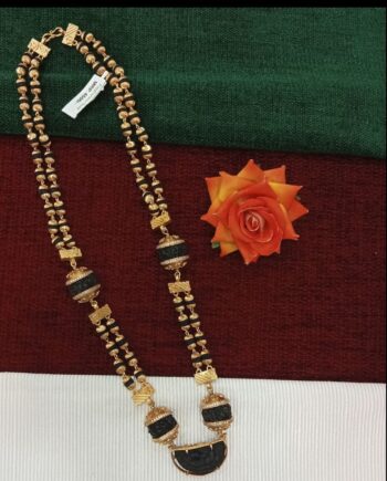 Rudrax Mala 24 ct Gold Plated With Copper Base