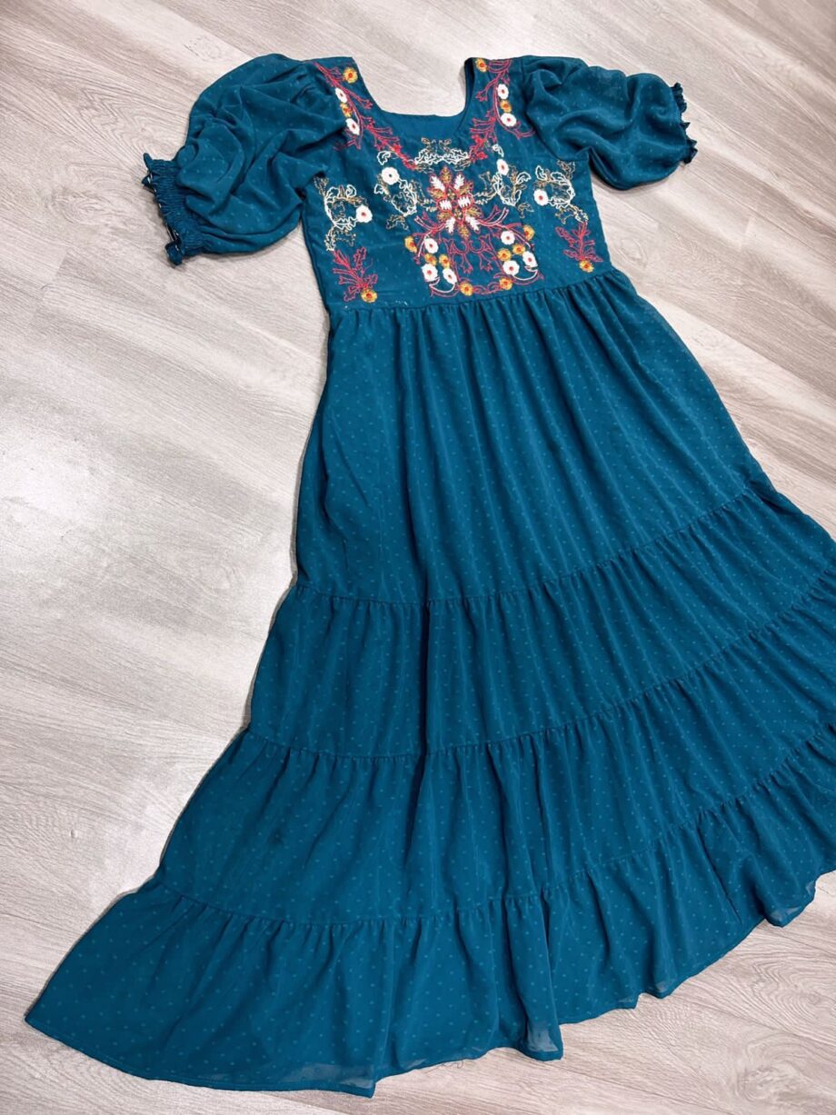 Georgette Suit With Heavy Embroidery Work