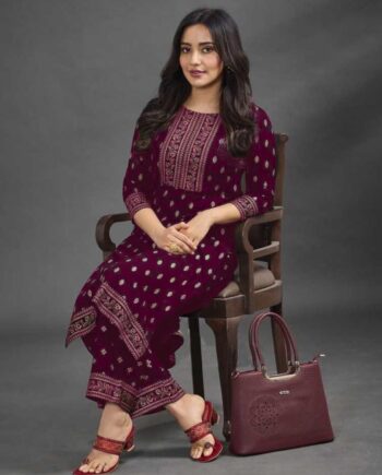 Designer Printed Kurti & Plazzo