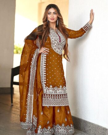 Gharara And Dupatta Set Fully Stitched For Womens