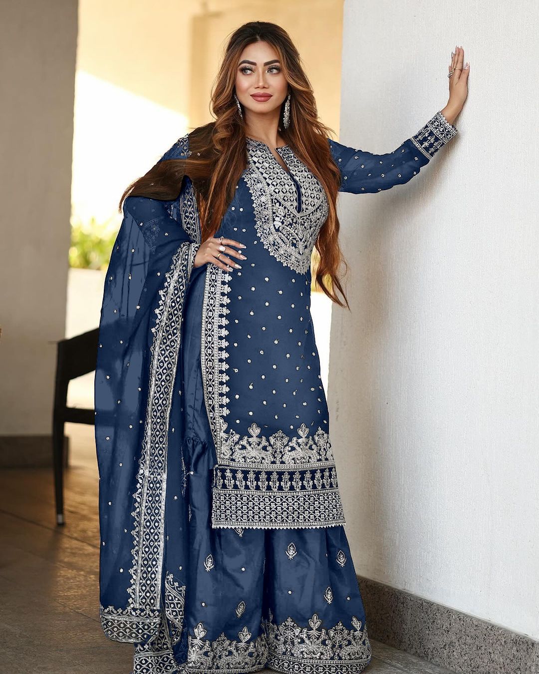 Beautiful Gharara And Dupatta Set Fully Stitched SELLERS STORE Beautiful Gharara And Dupatta Set Fully Stitched