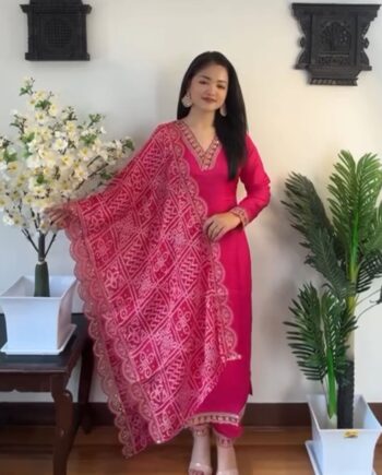 Designer Silk Suit