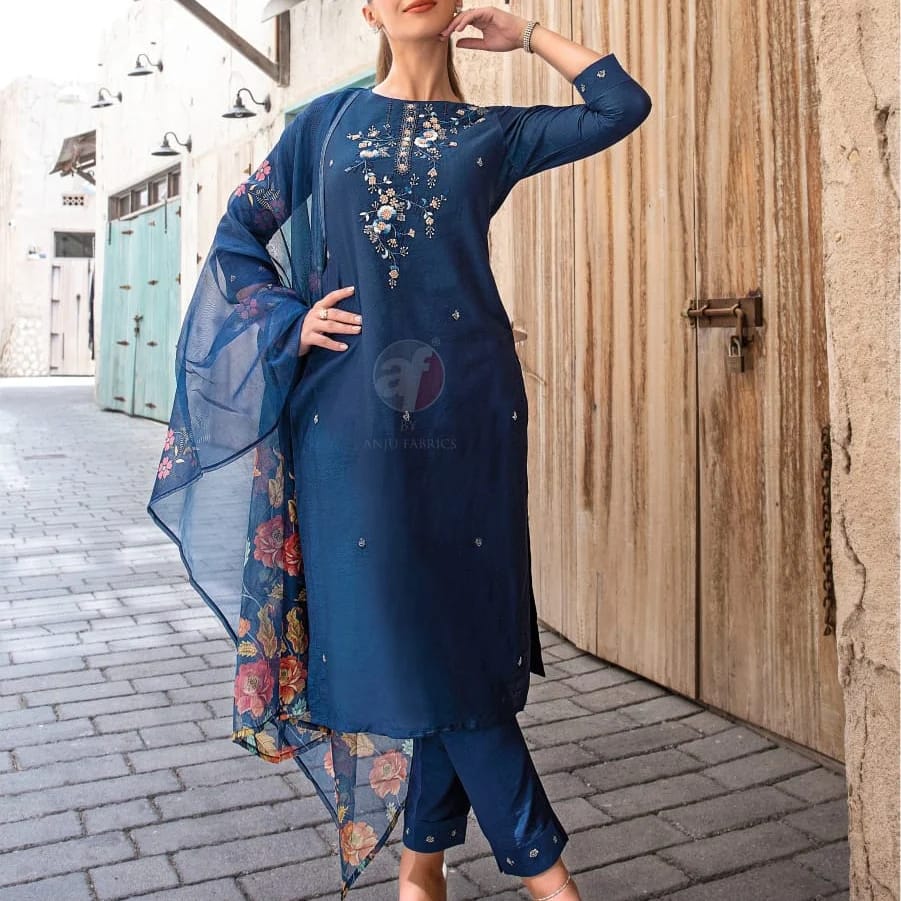 Womens Kurti & Pant Combo With Digital Print Dupatta SELLERS STORE Womens Kurti & Pant Combo With Digital Print Dupatta