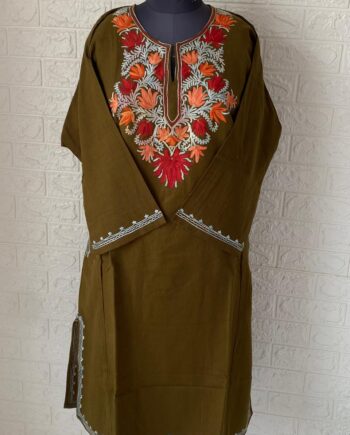 Hand Embroidery Work Kashmiri Woolen