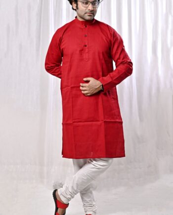 Pure Cotton Full Sleeves Punjabi Kurta