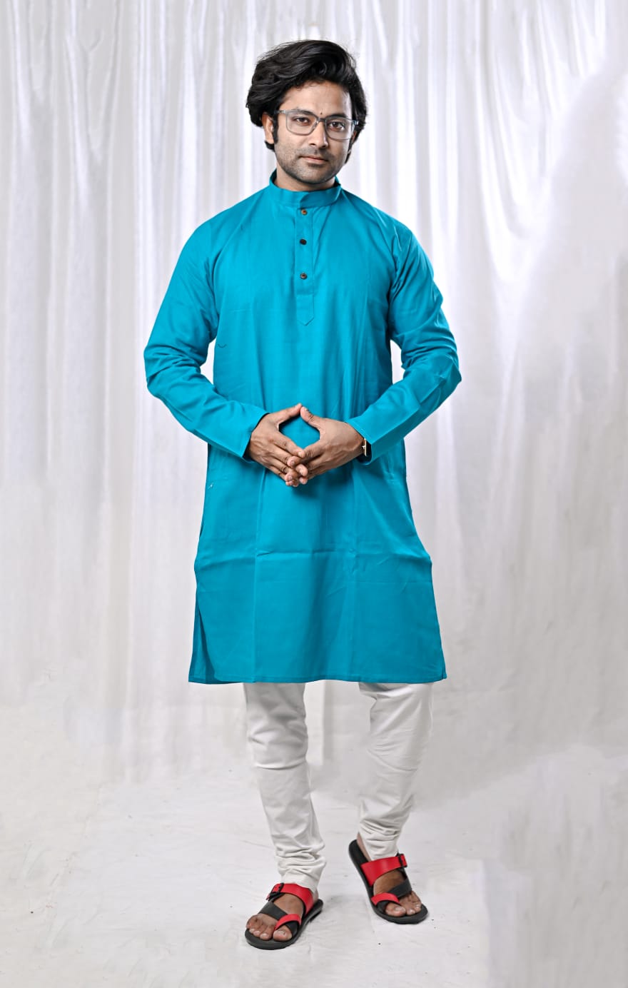 Mens Cotton Full Sleeves Kurta SELLERS STORE Mens Cotton Full Sleeves Kurta