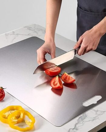 Chopping Board Stainless Steel: Medium Size