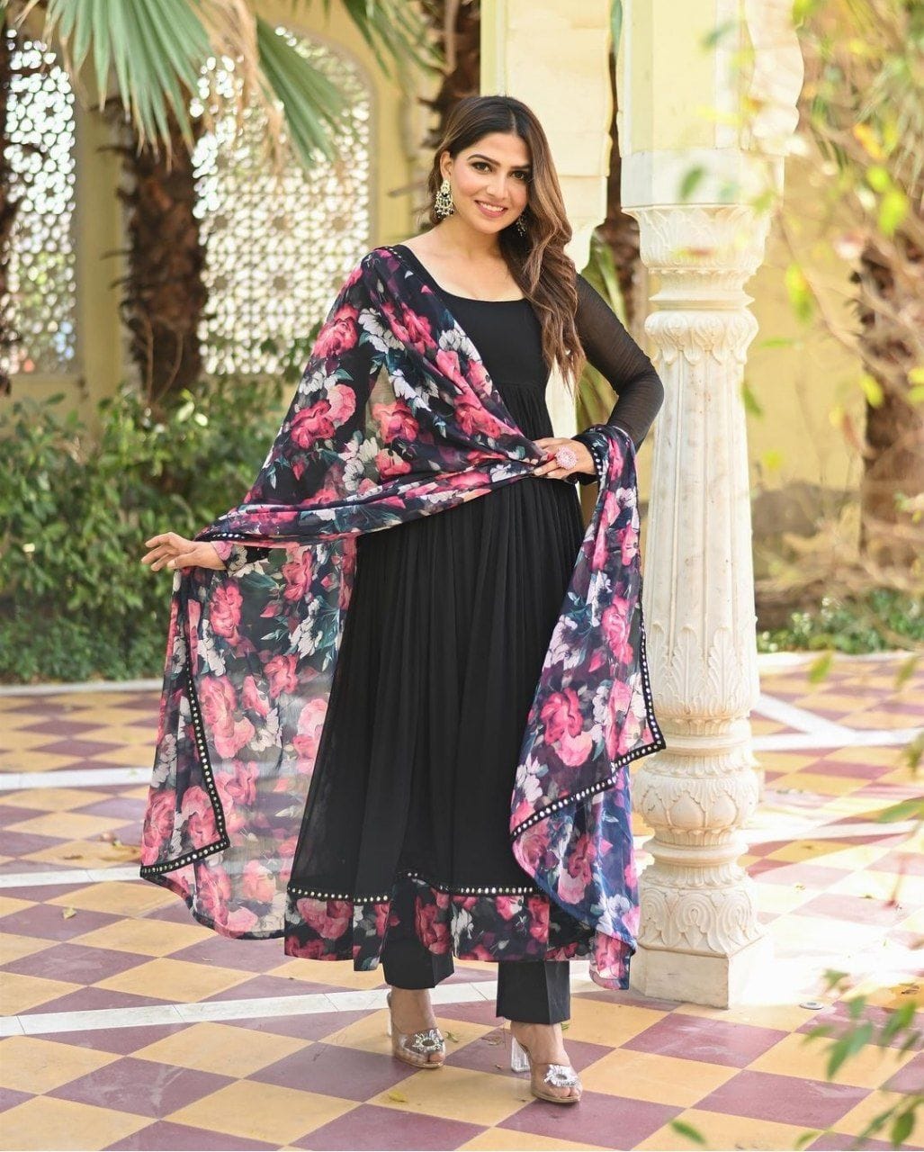 BEAUTIFUL GOWN and DUPATTA Combo SELLERS STORE BEAUTIFUL GOWN and DUPATTA Combo