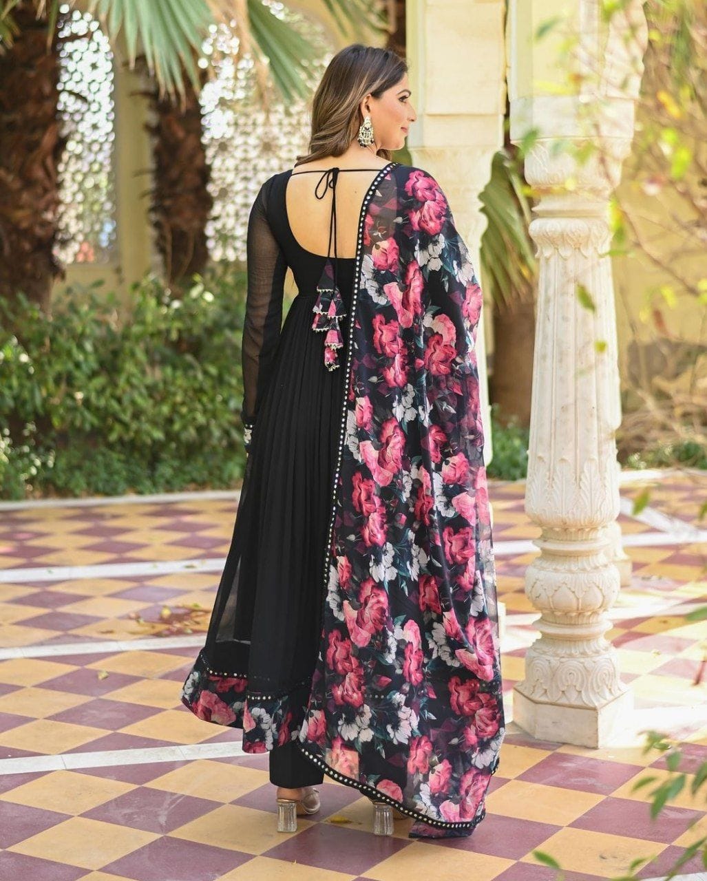 BEAUTIFUL GOWN and DUPATTA Combo SELLERS STORE BEAUTIFUL GOWN and DUPATTA Combo