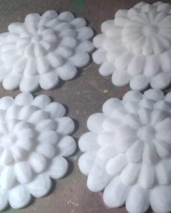 Carved foam flower multi layer