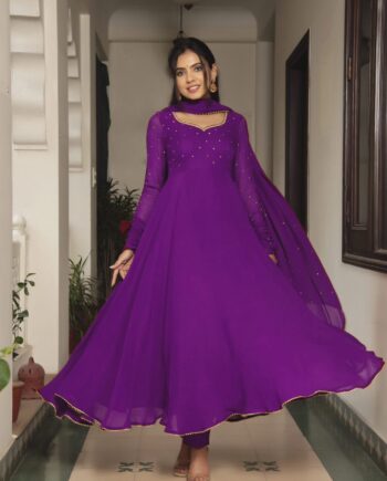 Latest Gown With Dupatta