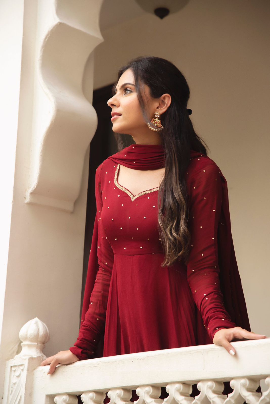 Georgette beautiful gown with duppta SELLERS STORE Georgette beautiful gown with duppta