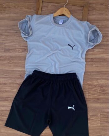 Cotton Tshirt & lycra Shorts Combo