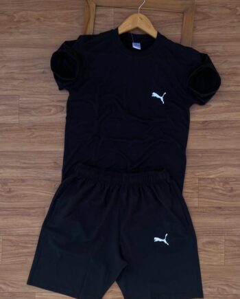 Premium Cotton Tshirt & lycra Shorts Combo