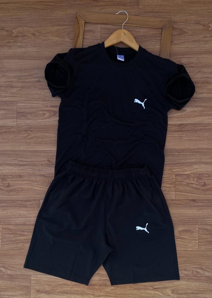 Premium Cotton Tshirt & lycra Shorts Combo SELLERS STORE Premium Cotton Tshirt & lycra Shorts Combo