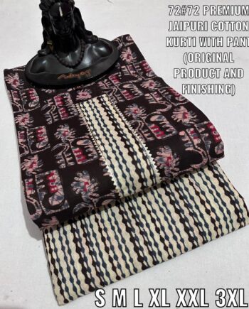 Designer Jaipuri Kurti & Pant