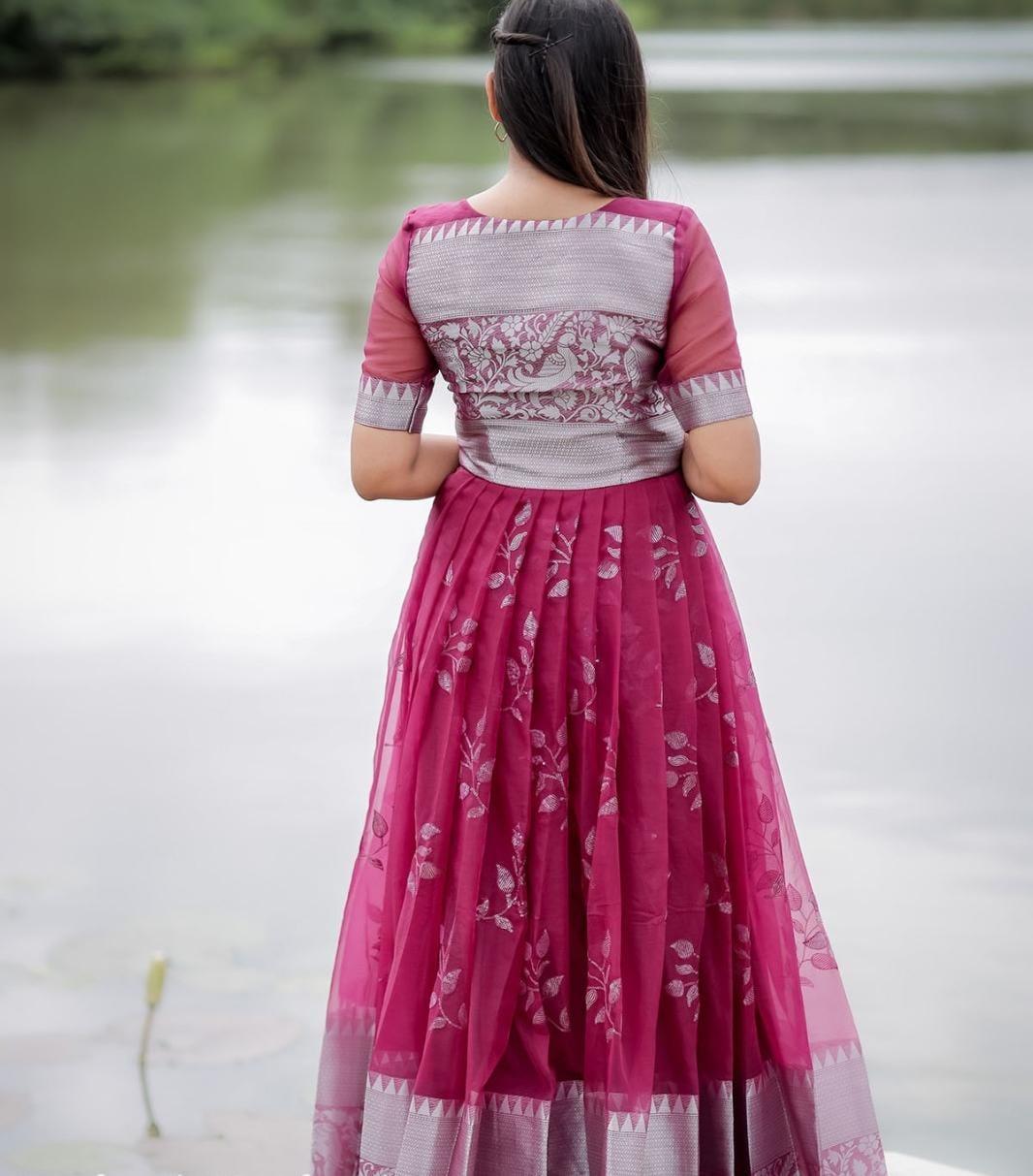 Wine Organza Dress SELLERS STORE Wine Organza Dress