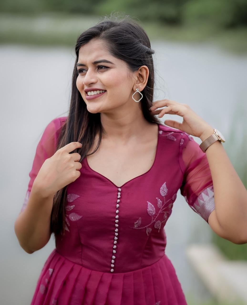 Wine Organza Dress SELLERS STORE Wine Organza Dress