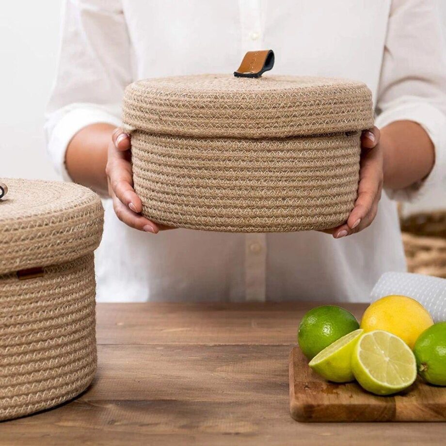 SET OF 2 PIECES STORAGE ORGANIZER BOX