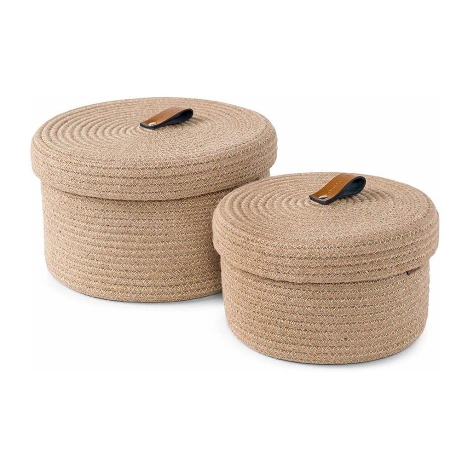 SET OF 2 PIECES STORAGE ORGANIZER BOX
