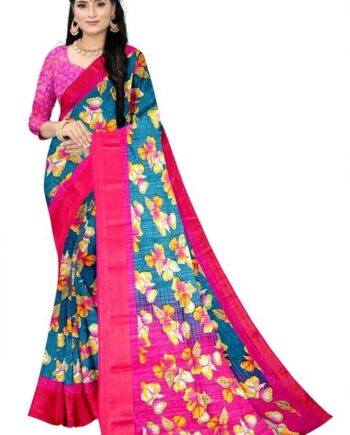 Fancy Printed Saree For Womens