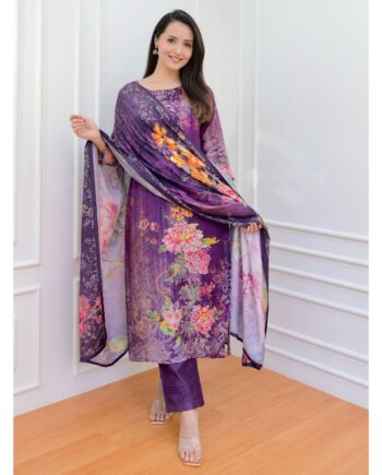 Pakistani Kurti Set Muslin Silk Suit
