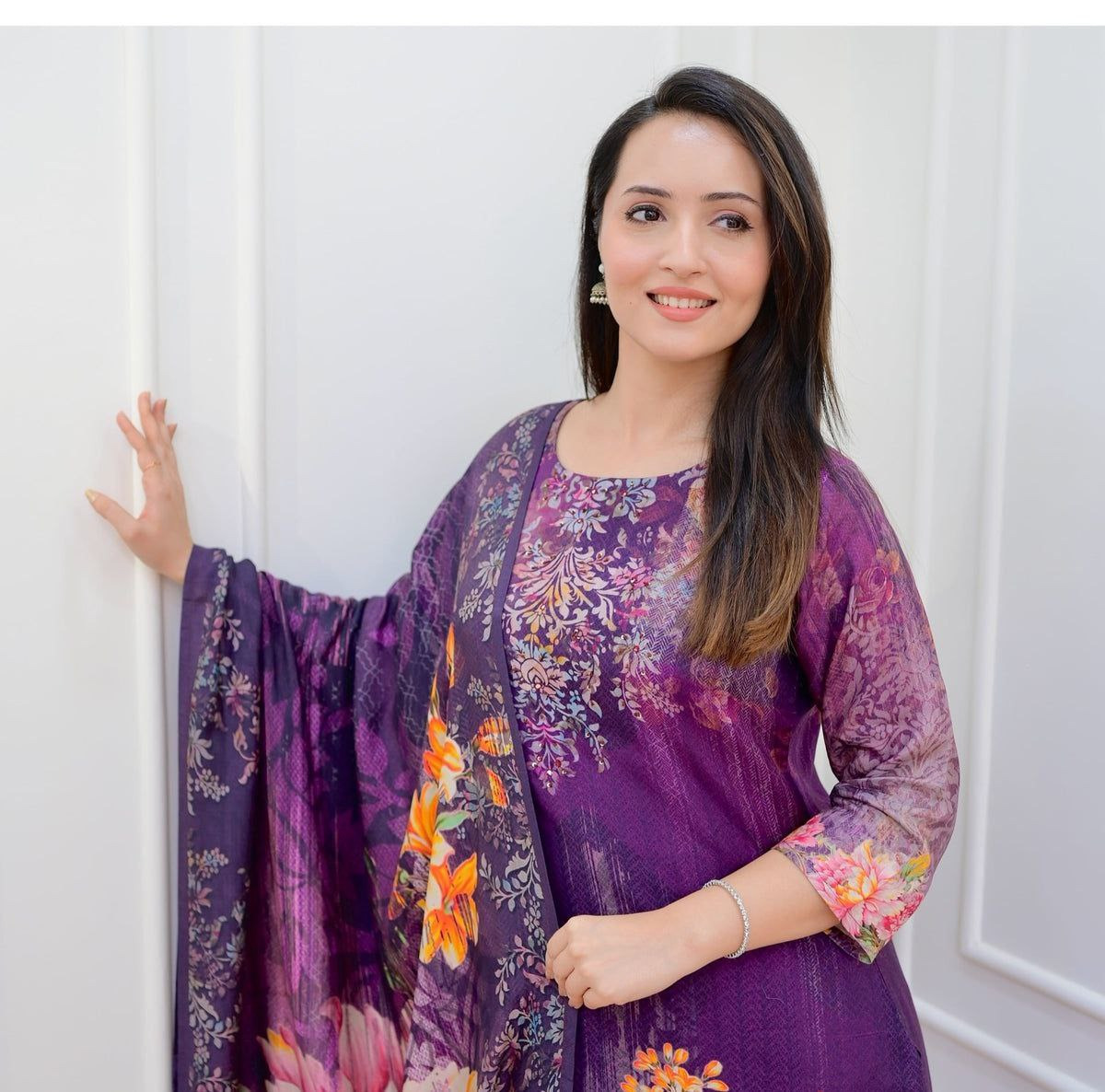 Pakistani Kurti Set Muslin Silk Suit SELLERS STORE Pakistani Kurti Set Muslin Silk Suit