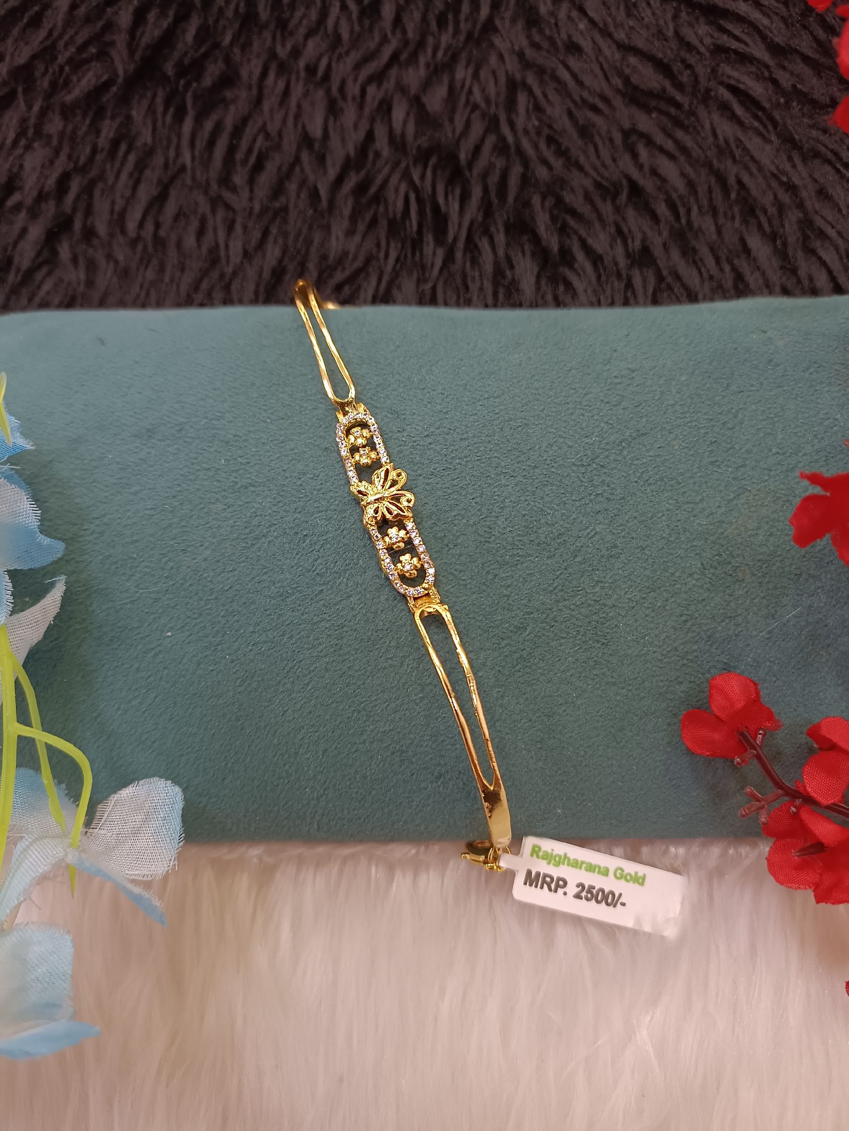 Classic 24K Gold Kada – 1 Gram Pure Elegance SELLERS STORE Classic 24K Gold Kada – 1 Gram Pure Elegance