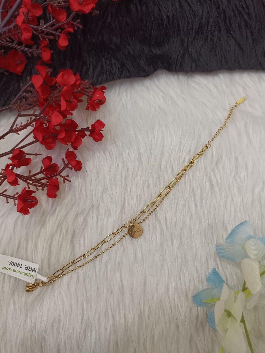 24K Gold Plated 1 Gram Bracelet – Shine with Elegance