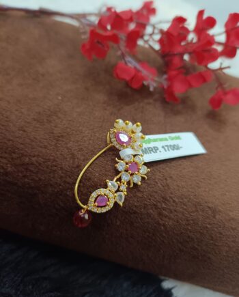 Lightweight 24K Gold Nath | Perfect for Weddings