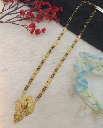 Lightweight 24K Gold Plated Mangalsutra – Modern & Sleek