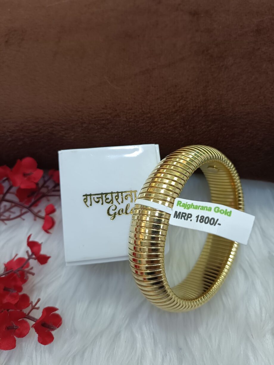 Gold Plated Kada for Men & Women | Stylish Unisex Designs