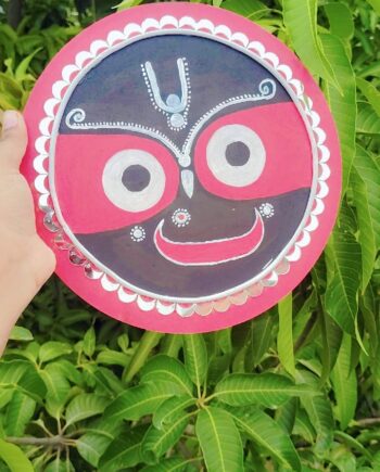 Shree Jagannath Lippan Art Wall Decor