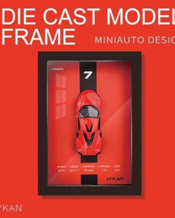 3D SS Car Model Wall Art in Wooden Frame Sports Cars Decor for Home, Office or Garage Interiors (LYKAAN, Multicolor, STANDARD)- The lionless