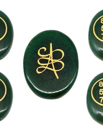Green Jade Zibu Coin – Abhimantrit Crystal for Money, Cash Flow & Wealth Attraction
