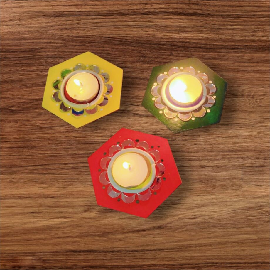 Tea Lights Candle Holder - Pack Of 5